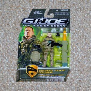 2009 Hasbro G.I. Joe: Rise of Cobra 3 3/4" Desert Ambush Duke MOC New